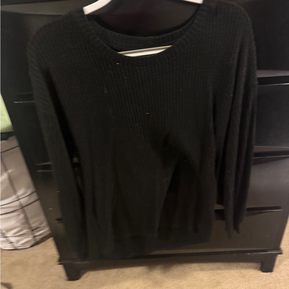 Black Crew Neck Sweater
